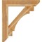 Ekena Millwork Merced Slat Rough Sawn Bracket, Western Red Cedar, 6"W x 38"D x 42"H BKT06X38X42MRC06RWR - alternate 4